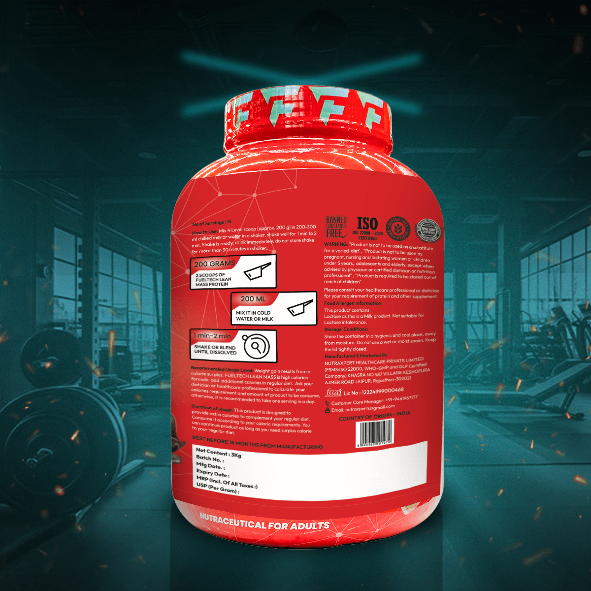 Lean Mass Vanilla (3Kg) - Image 3