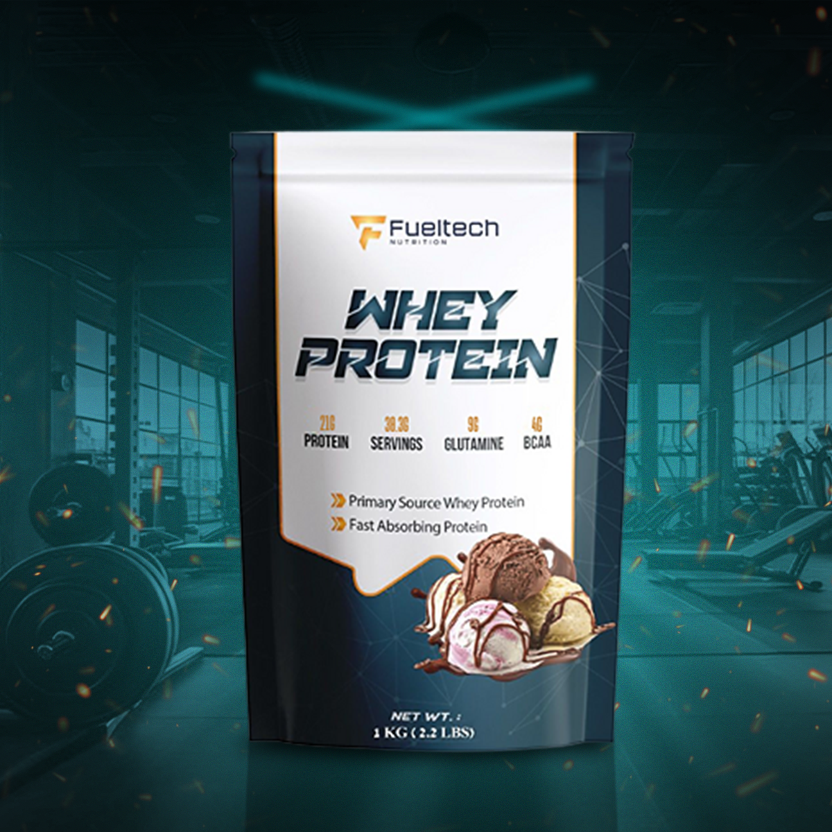 Whey Protein Ice Cream (1kg)